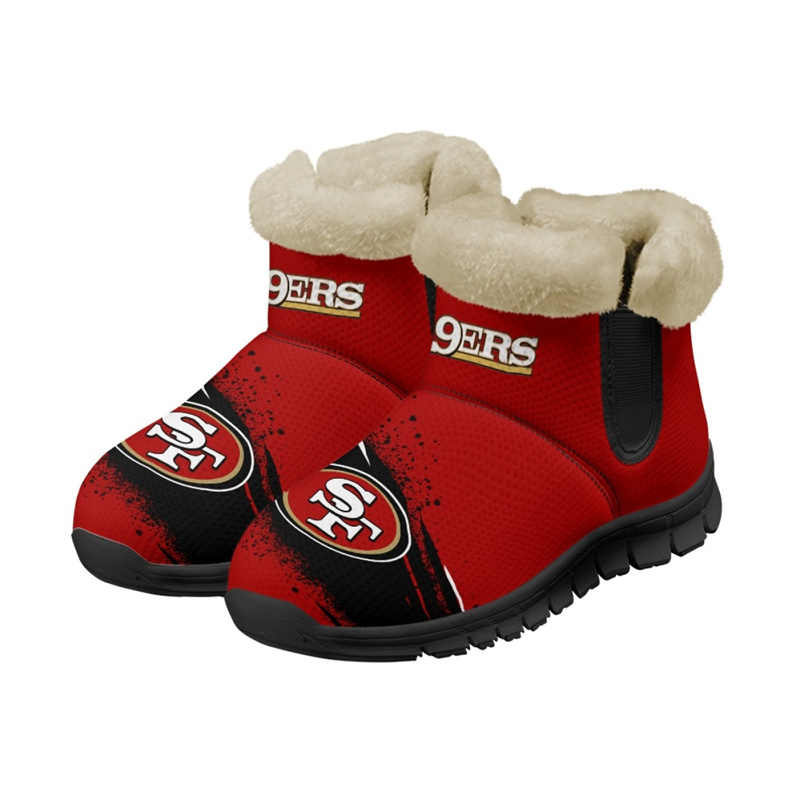 Men's San Francisco 49ers 2024 Snow Boots/Shoes 002(Pls check description for details)